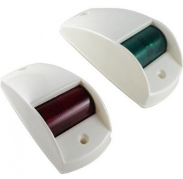 Огни бортовые TMC белый пластик, пара (10250518)